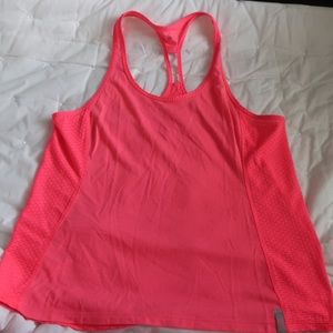 Hot Pink Under Armour Racerback Cutout Tank